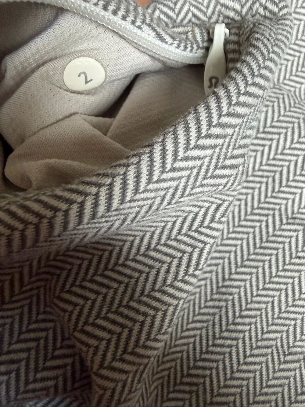 lululemon athletica Light Gray Half-Zip Jacket